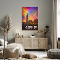 Cranston Rhode Island Scenic Minimalist Travel Poster