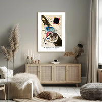 Kandinsky Zwei schwarze Flecke 1923 Poster