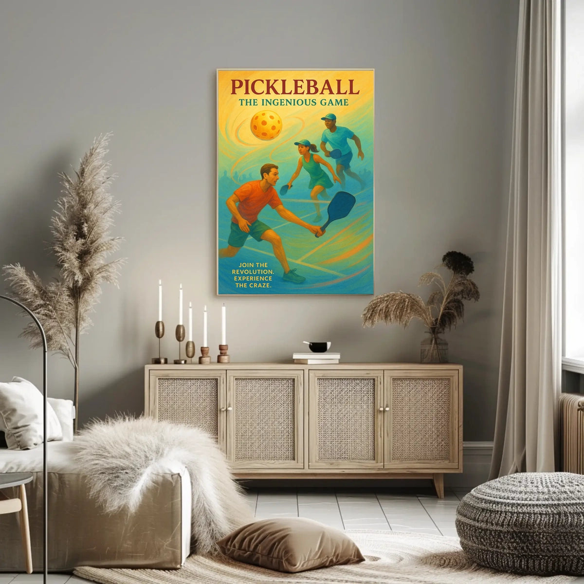 Pickleball The Ingenious Game Poster