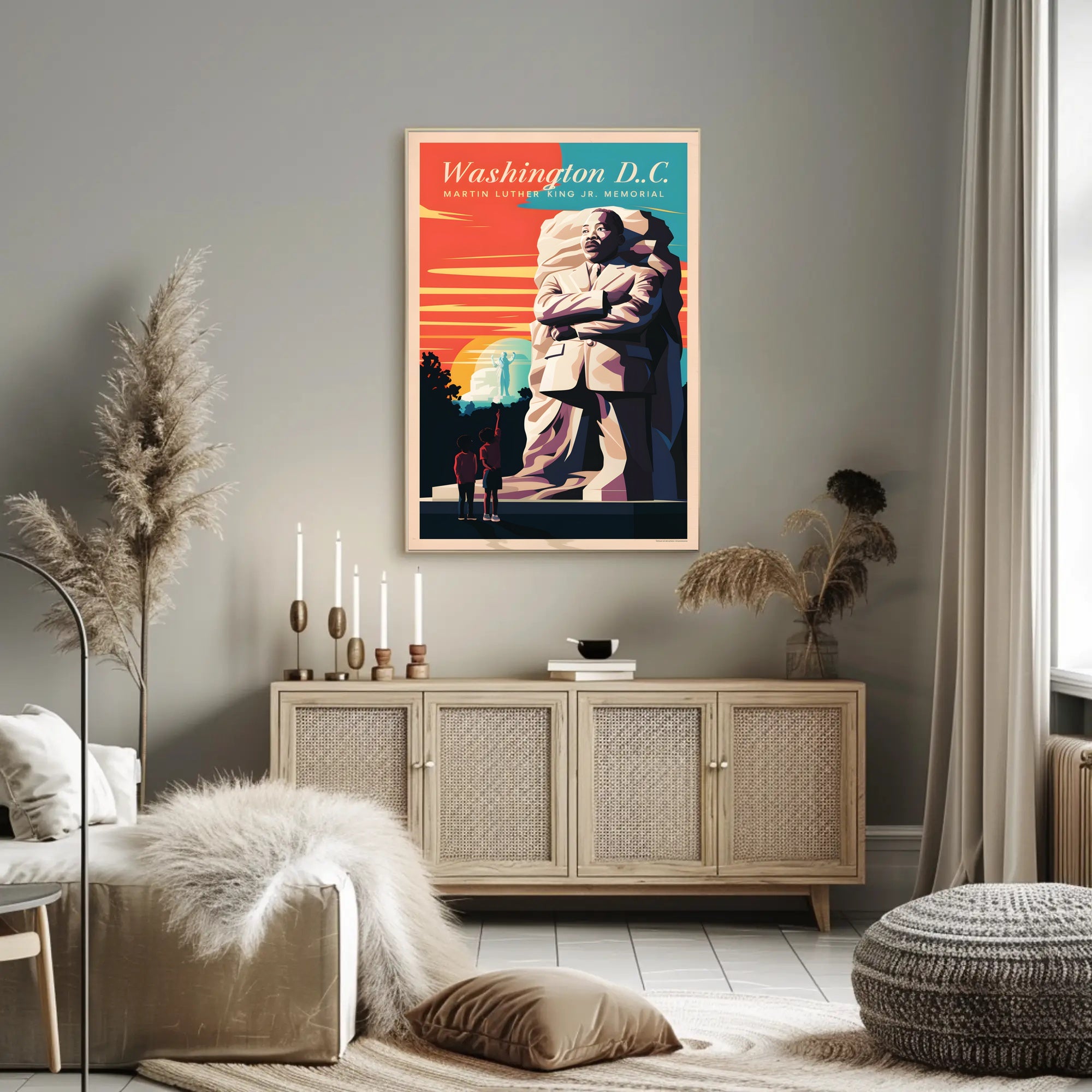Washington D.C. Martin Luther King Jr. Memorial Poster