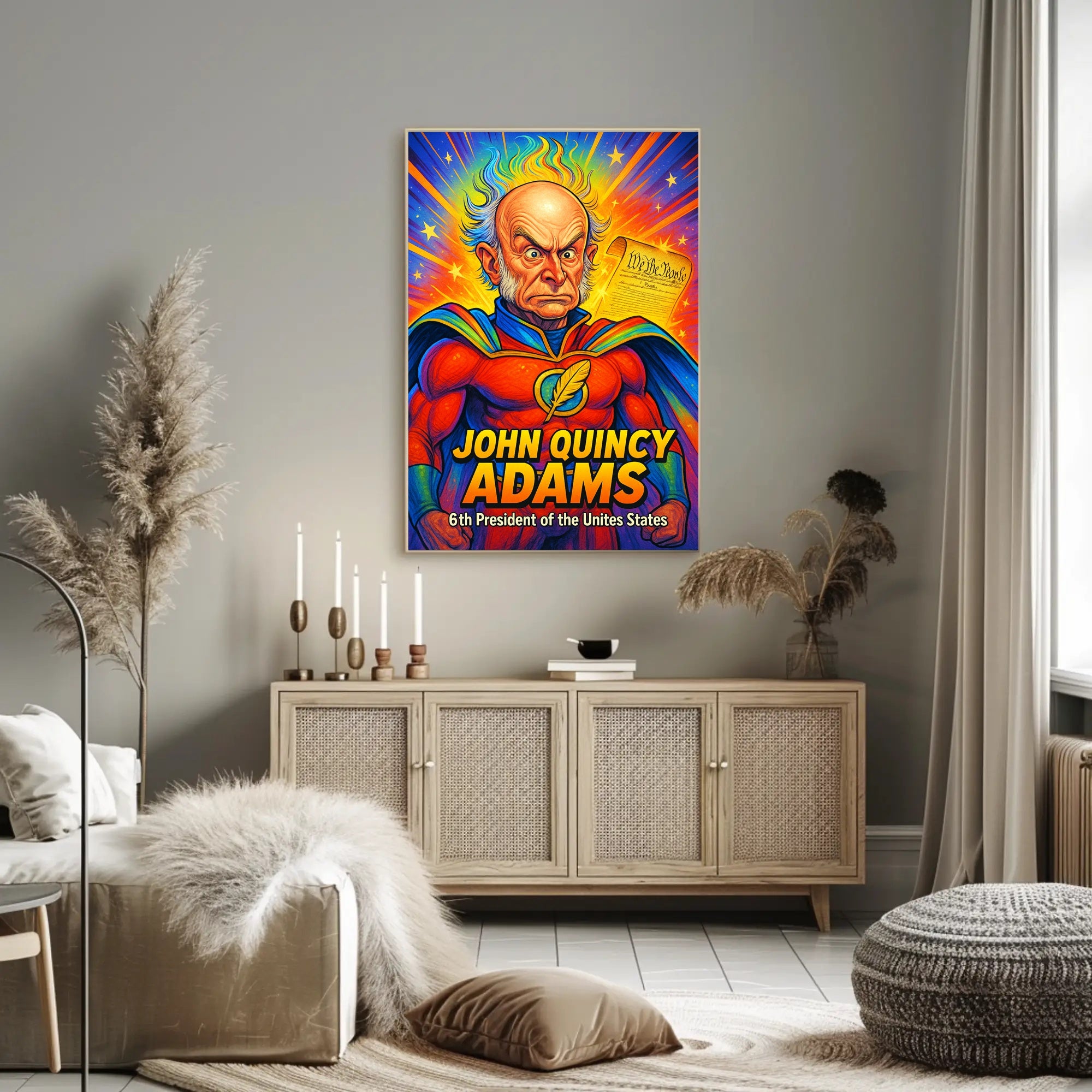 John Quincy Adams 6th President Poster PosterGoat