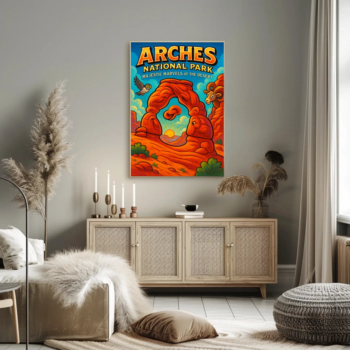 Arches National Park Adventure Travel Poster