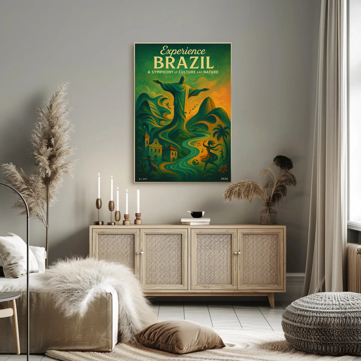 Experience Brazil A Symphony of Culture and Nature Poster