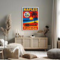 Welcome to Naples, Florida Poster PosterGoat