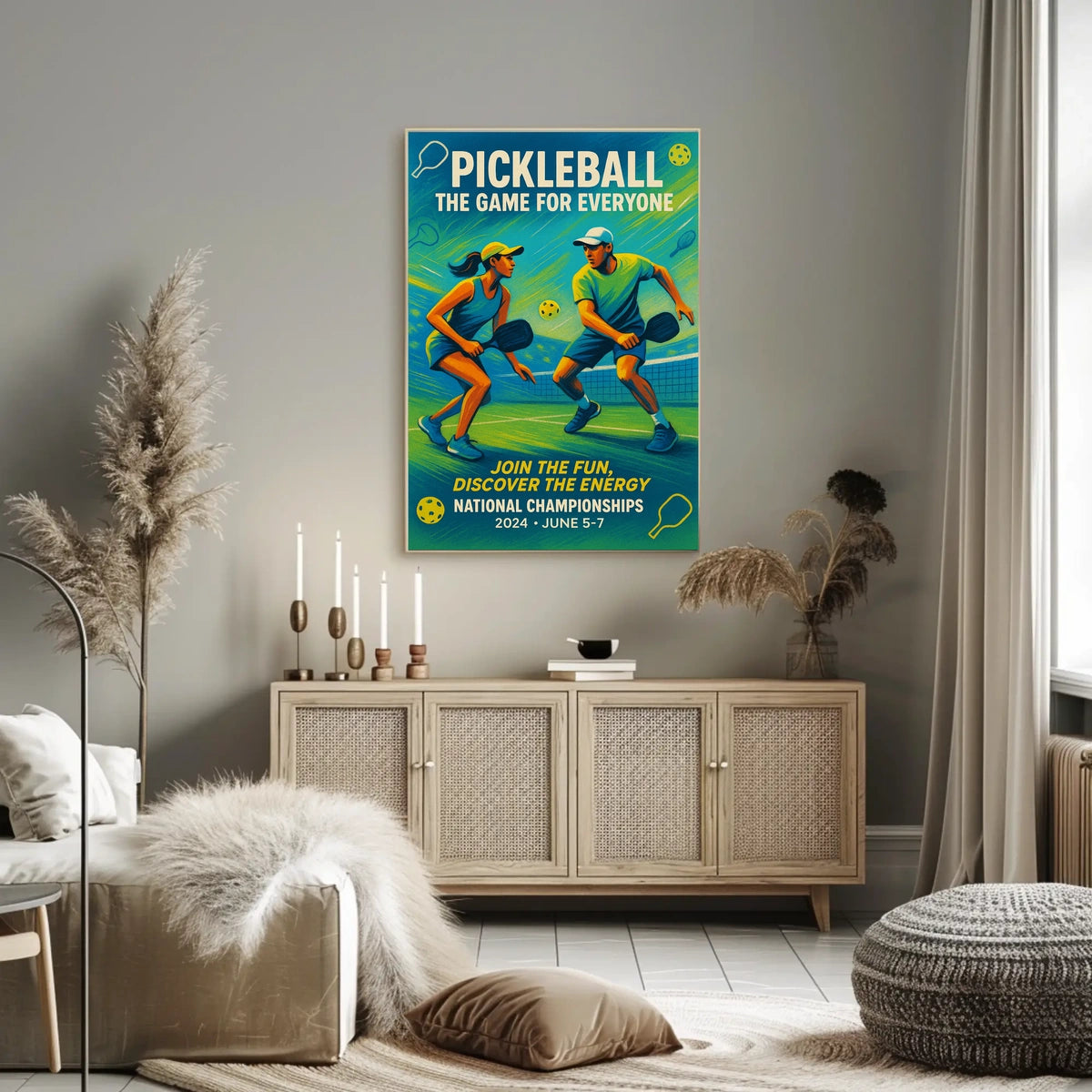 Pickleball National Championships 2024 Poster