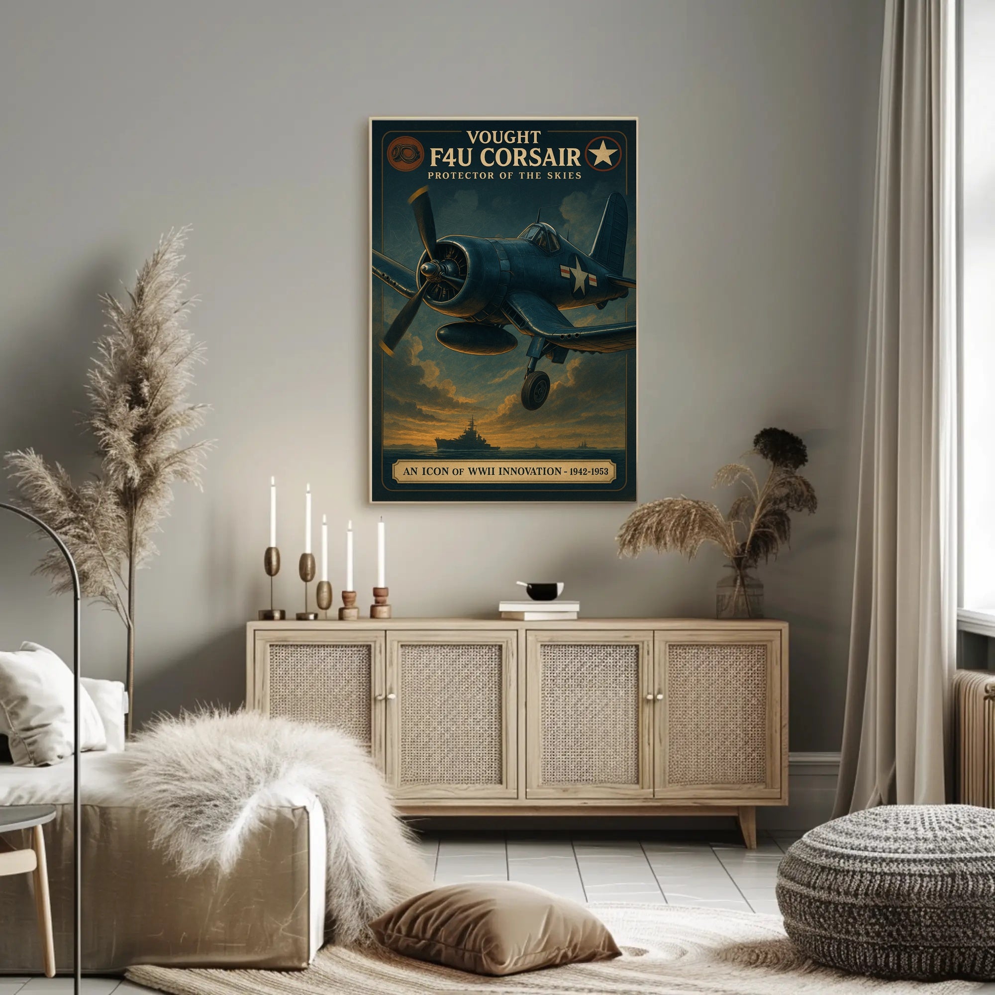 Vought F4U Corsair Poster