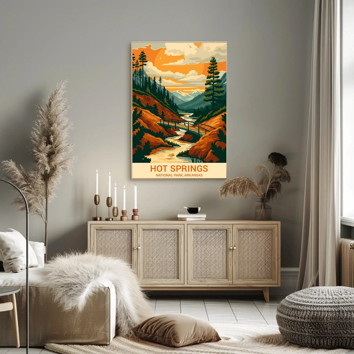 Discover Hot Springs National Park Poster