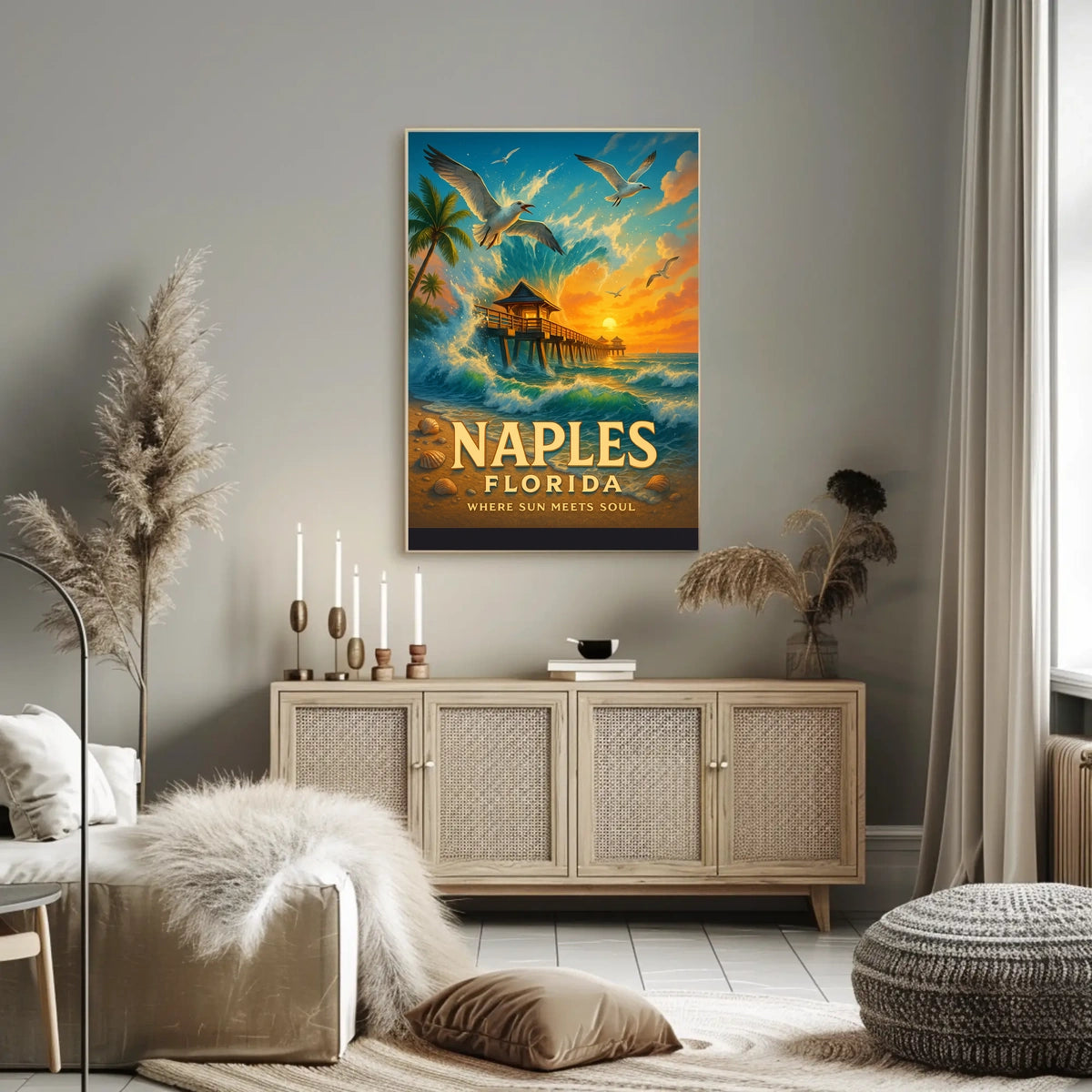 Naples, Florida Where Sun Meets Soul Poster