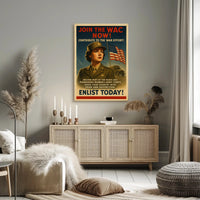 Enlist in the Women's Army Corps Poster