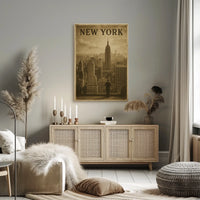 New York Cityscape Poster