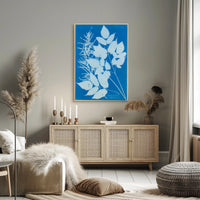 Botanical Cyanotype Poster