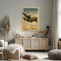 C-123 Provider Heavy-Lift Legacy Poster PosterGoat