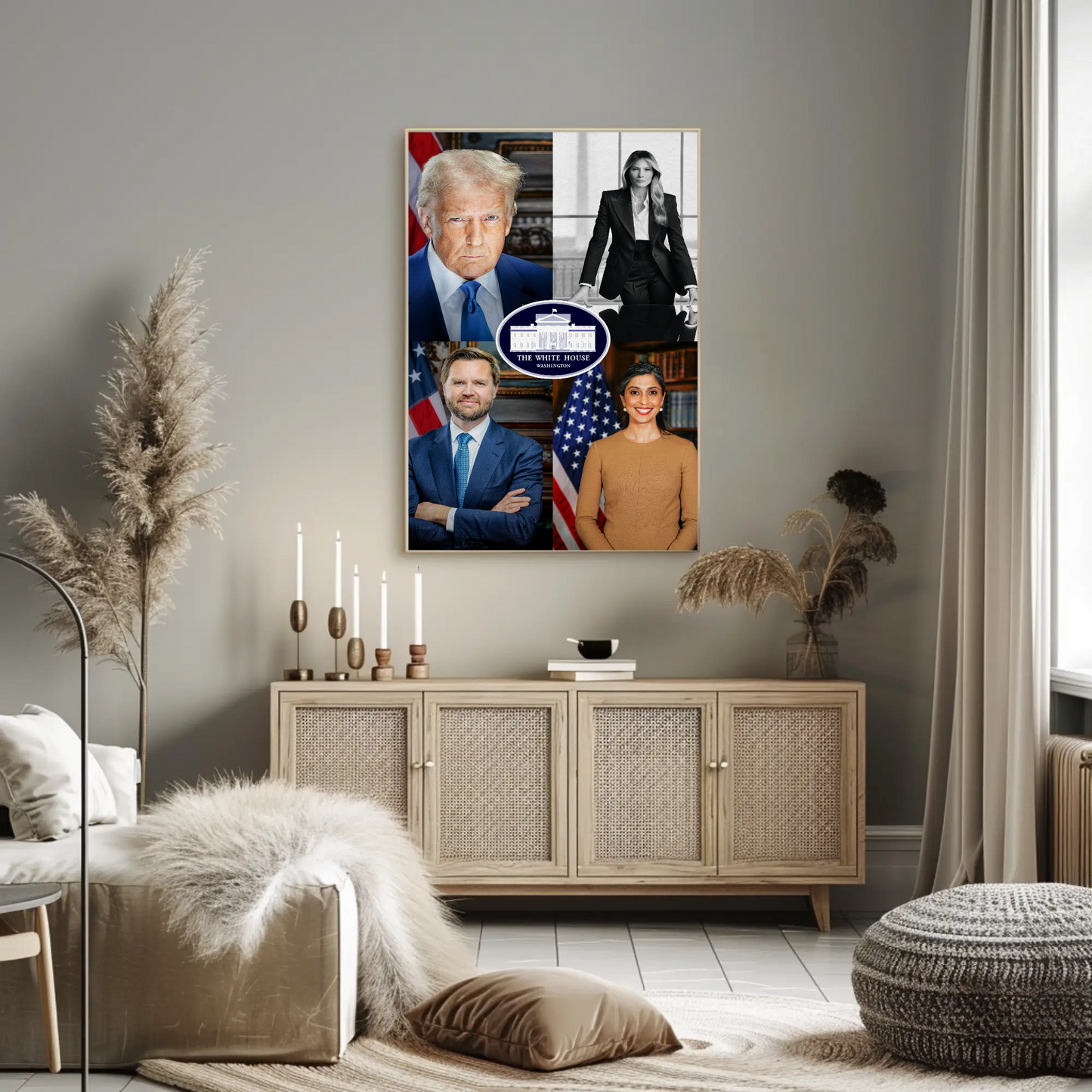 2025 White House Leadership Administration Portraits President Trump