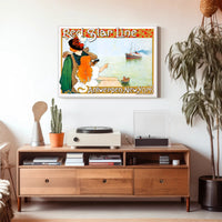 Red Star Line Adventure Poster PosterGoat