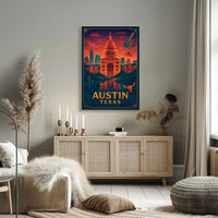 Austin's Vibrant Spirit Poster