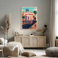 Vintage Las Vegas Adventure Poster