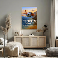 T-2 Buckeye The North American Safety Jet Poster PosterGoat