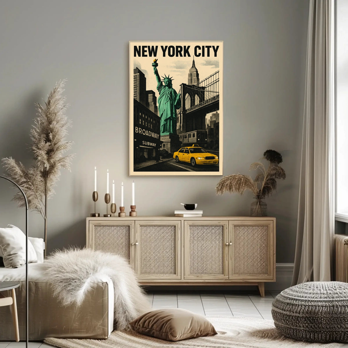 Iconic New York City Poster