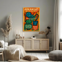 Arkansas The Natural State Poster