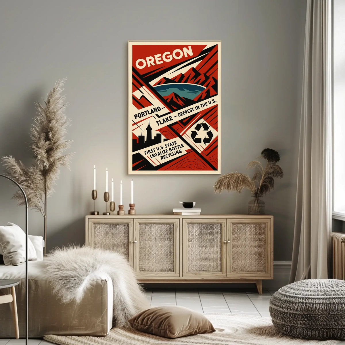 Oregon Highlights Poster