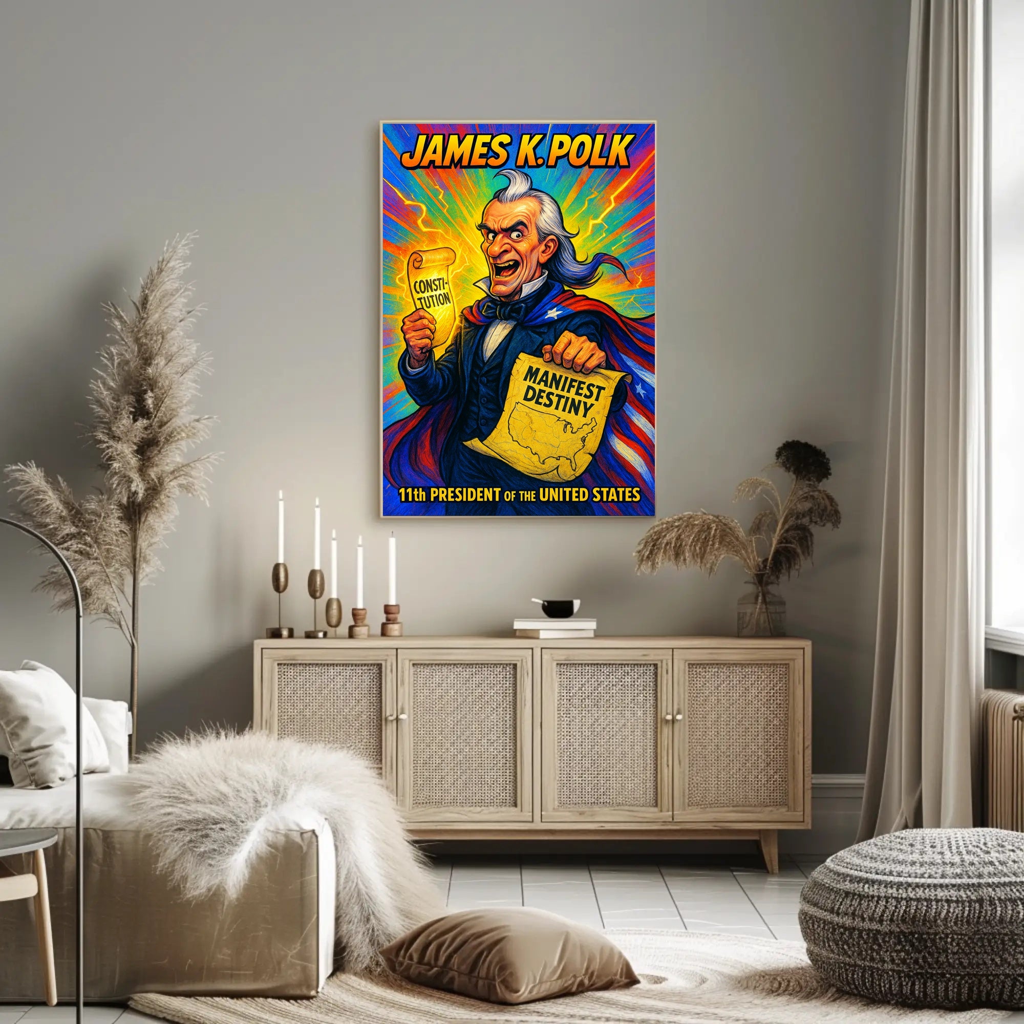 James K. Polk 11th President Poster PosterGoat