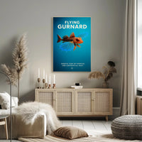 Flying Gurnard Exotic Sea Creature Poster PosterGoat