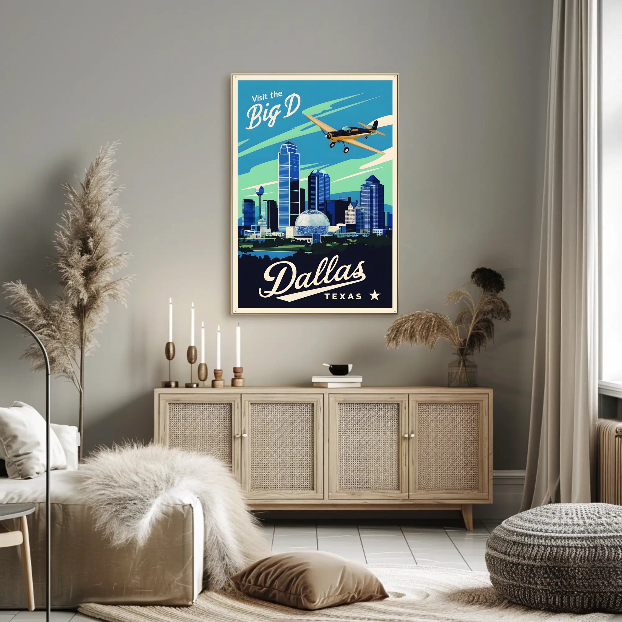 Visit the Big D Poster