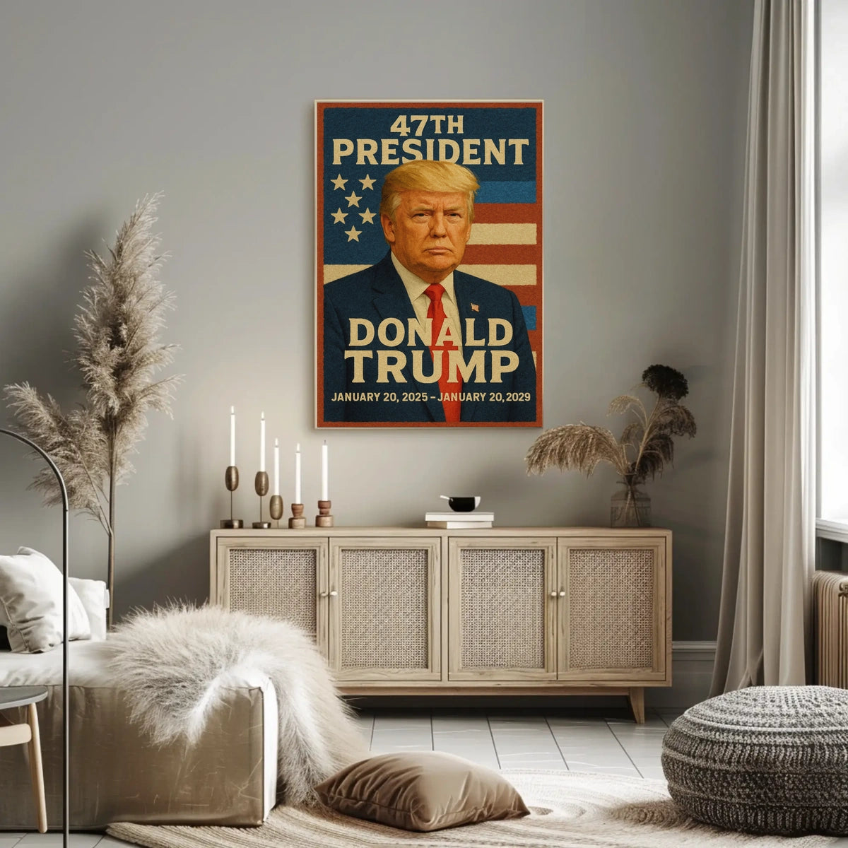 Donald Trump 47th President Poster