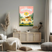 Zoo Opening Announcement Poster PosterGoat