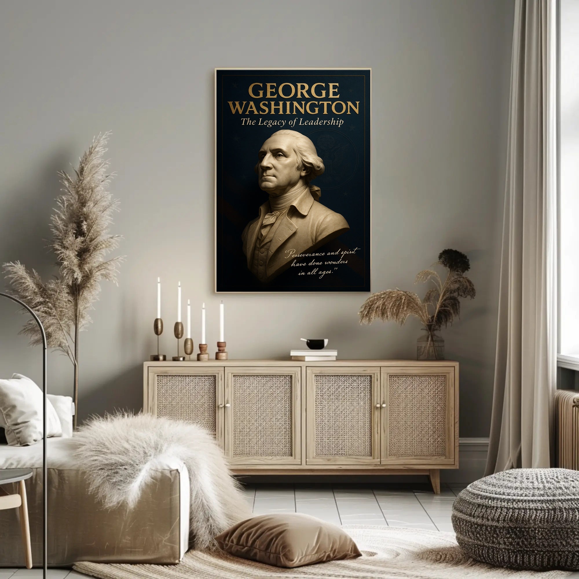 George Washington The Legacy of Leadership Poster