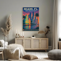 Miami The Magic City Poster