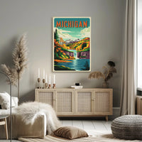Michigan's Scenic Beauty Poster