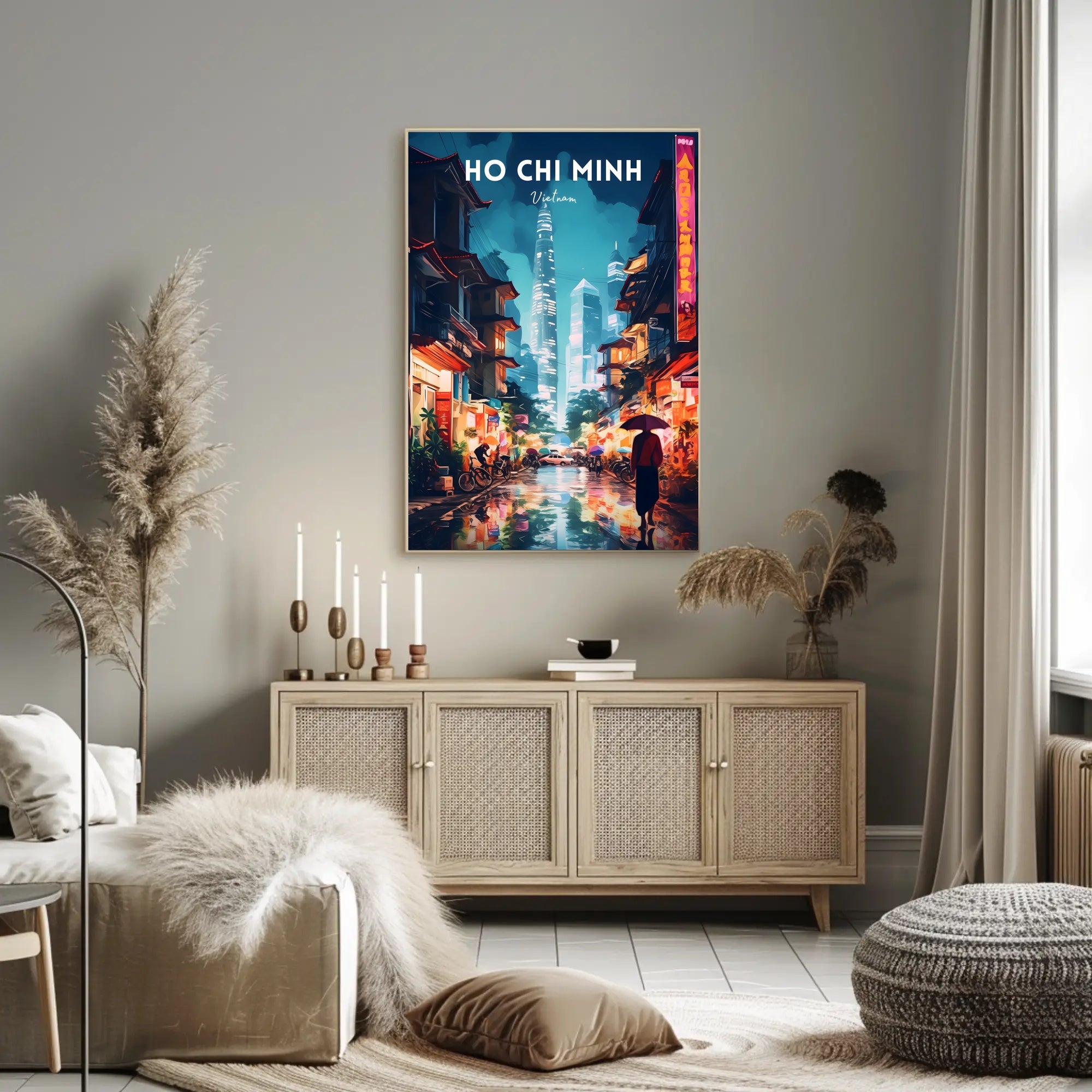Ho Chi Minh Cityscape Poster