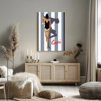 Capri Chic Summer Glamour Travel Poster PosterGoat