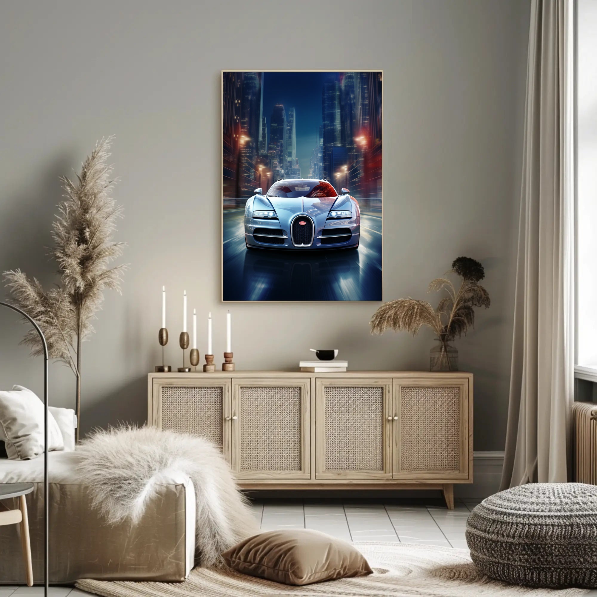 Speed in the City Poster PosterGoat