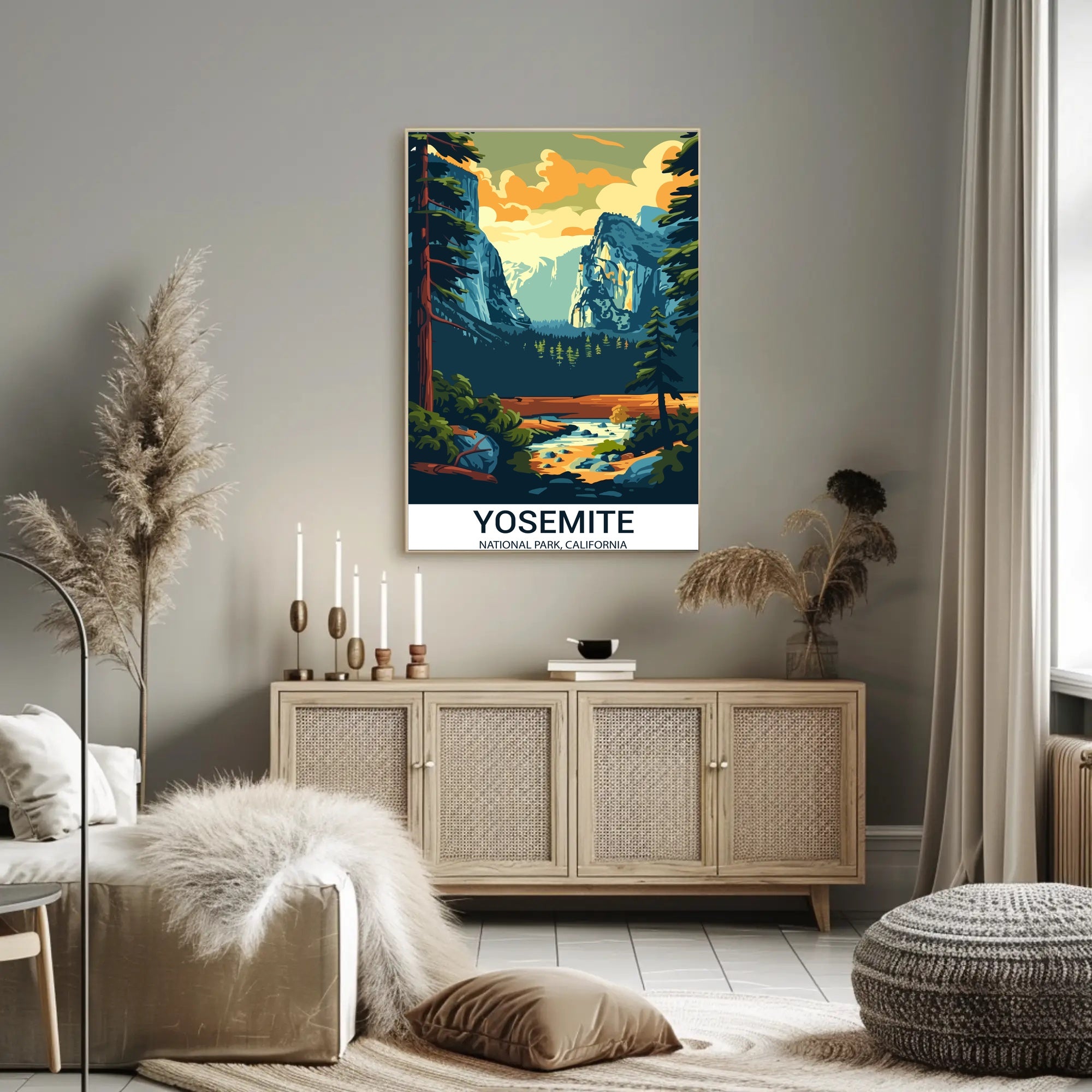 Yosemite's Majestic View National Park Poster