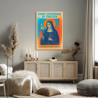 Saint Catherine of Sweden Poster