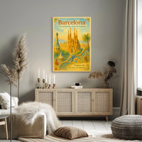 Barcelona The Enchanting Jewel of Catalonia Poster