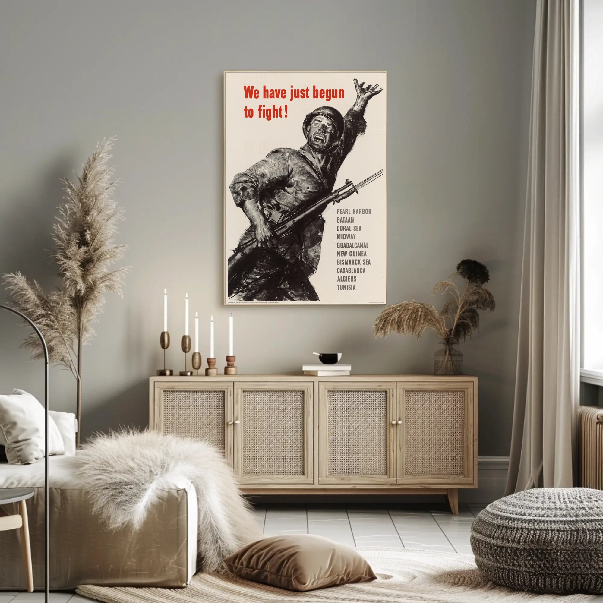 We Have Just Begun to Fight Poster PosterGoat