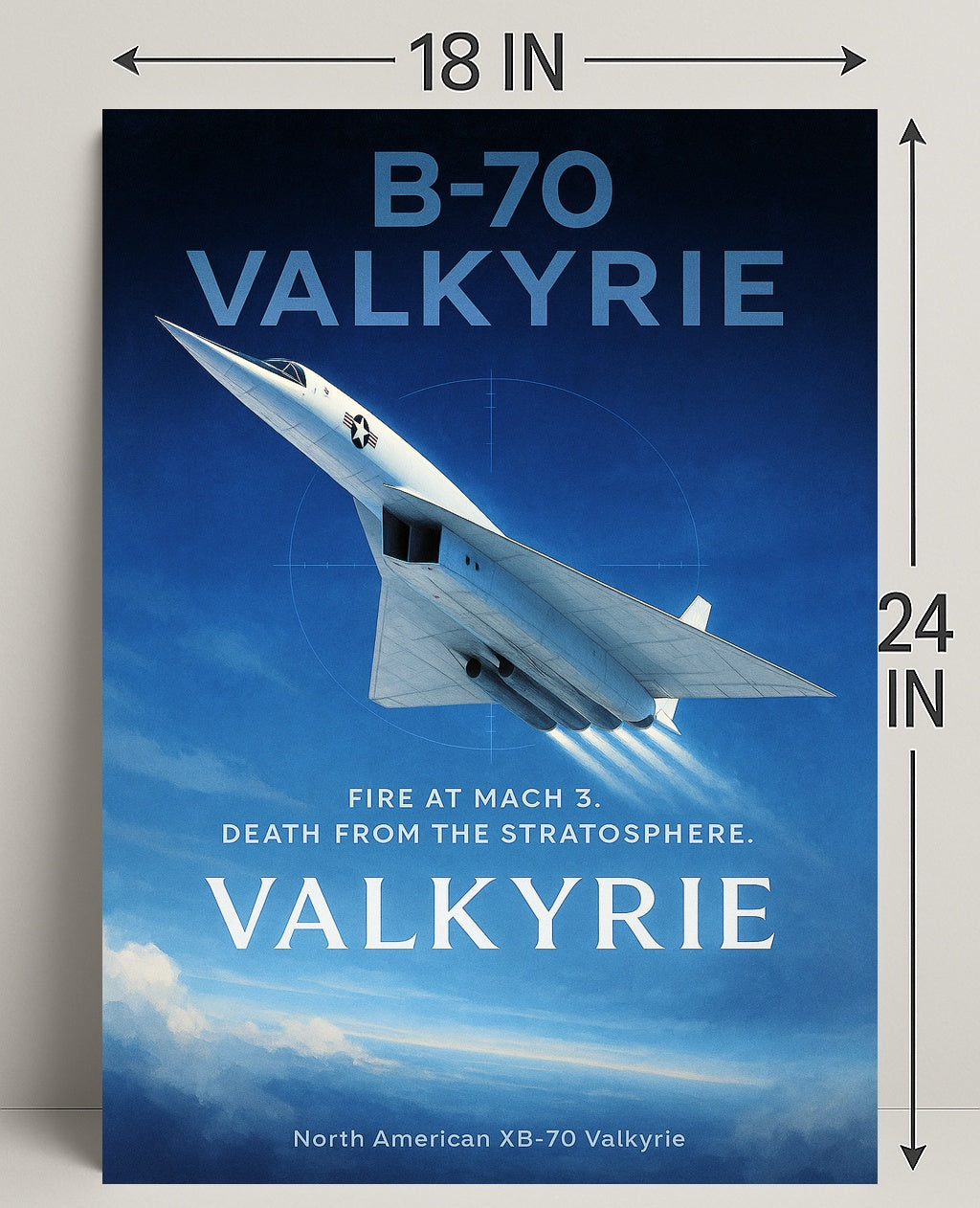 B-70 Valkyrie Poster PosterGoat