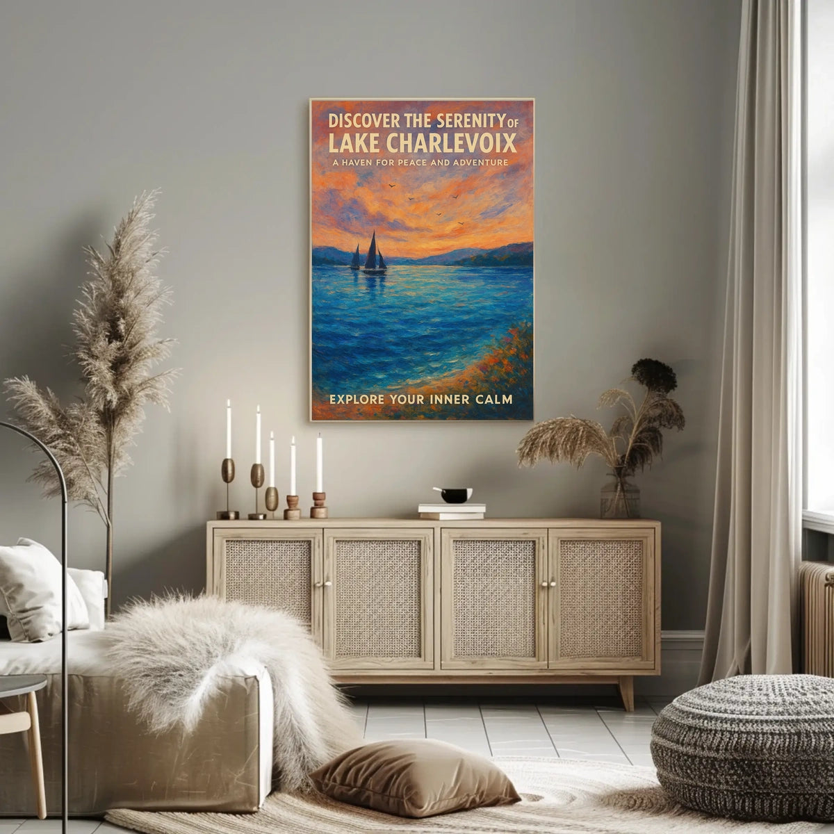 Discover the Serenity of Lake Charlevoix Poster