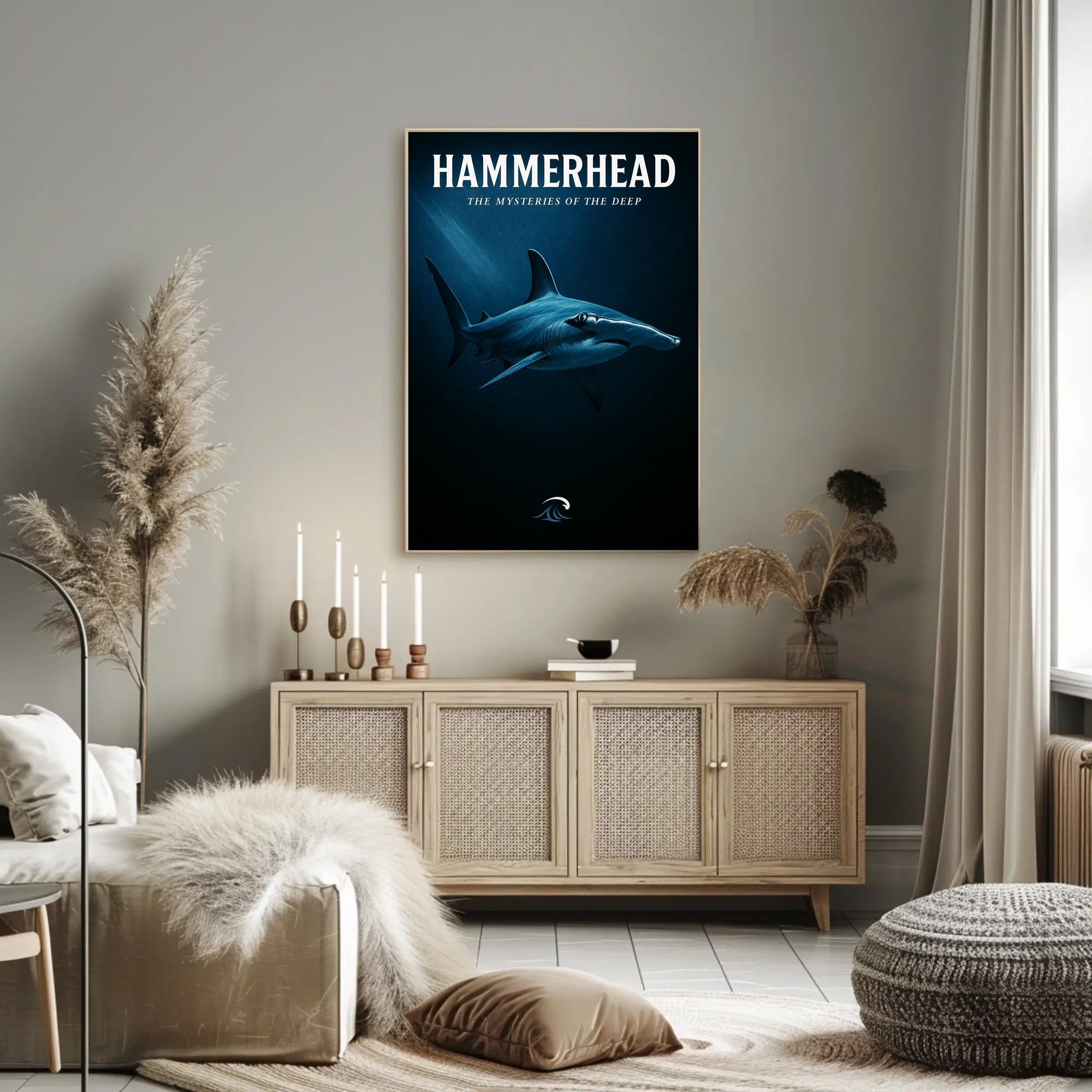 Hammerhead The Mysteries of the Deep Poster PosterGoat