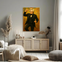 Andrew Jackson Fist Pump Presidential Poster