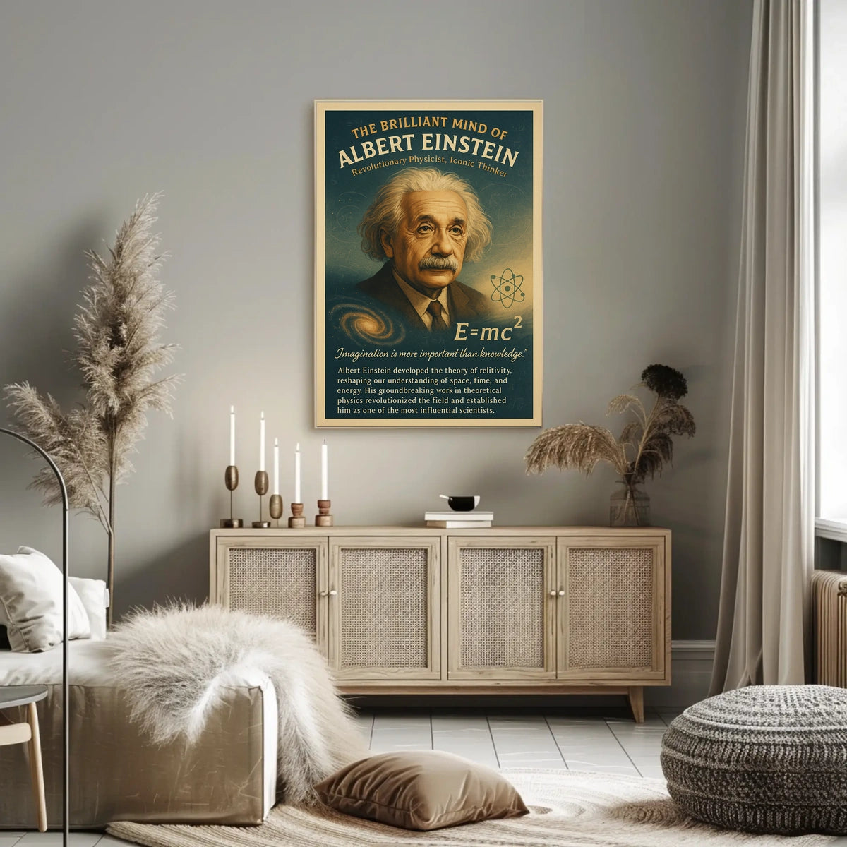 The Brilliant Mind of Albert Einstein Poster