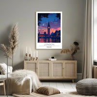 Big Ben Twilight London Urban or Cityscape Poster