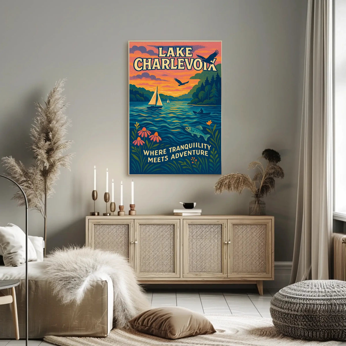 Lake Charlevoix Adventure Poster