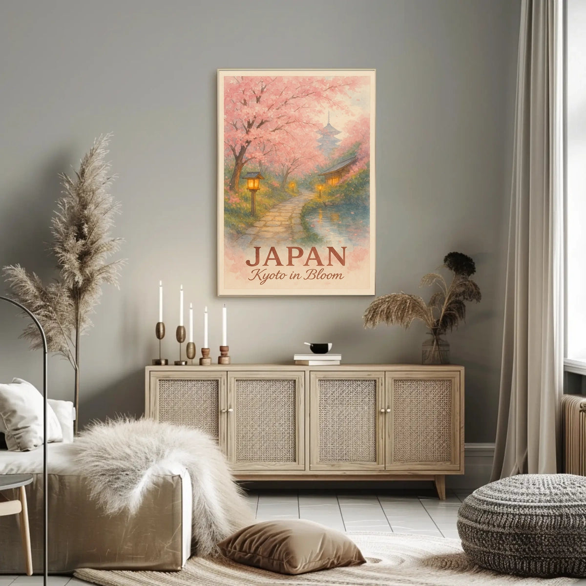 Japan Kyoto in Bloom Poster