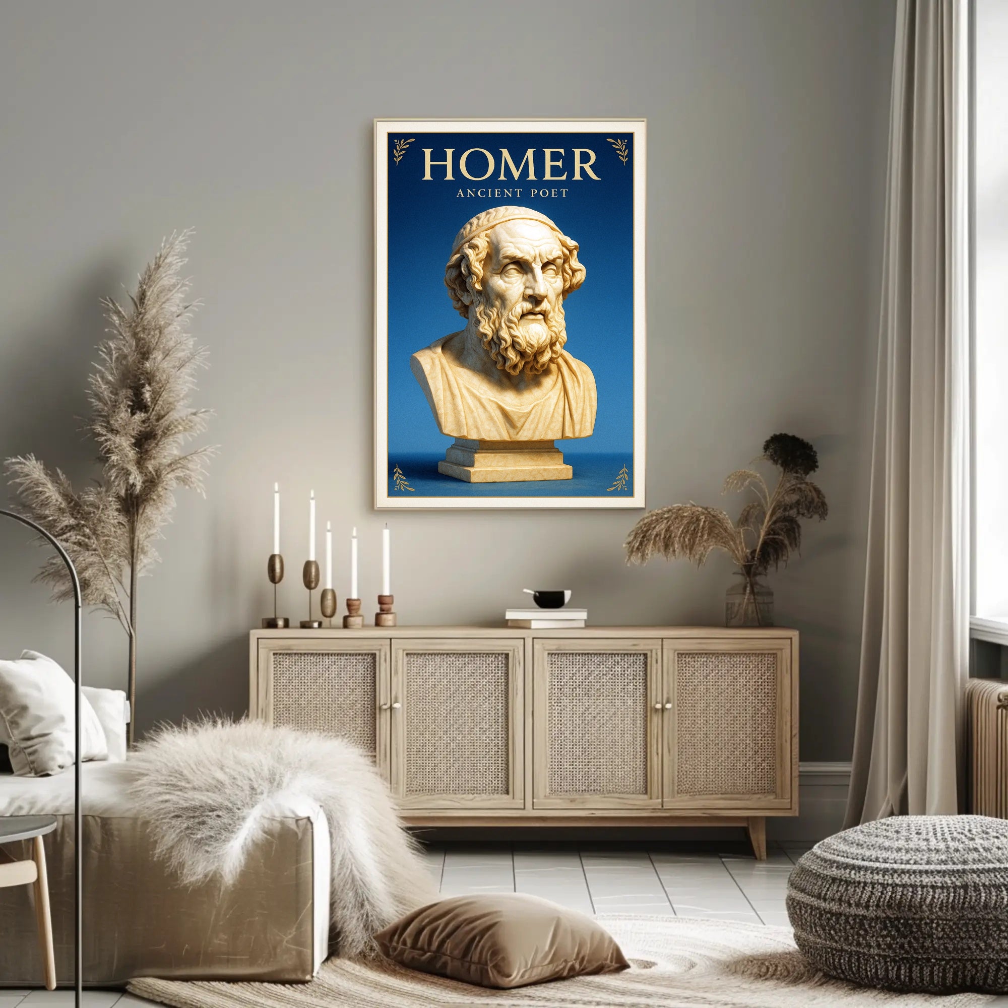 Homer Ancient Poet Poster PosterGoat