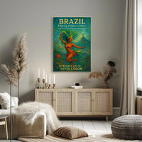 Brazil A Tapestry Of Culture And Poster