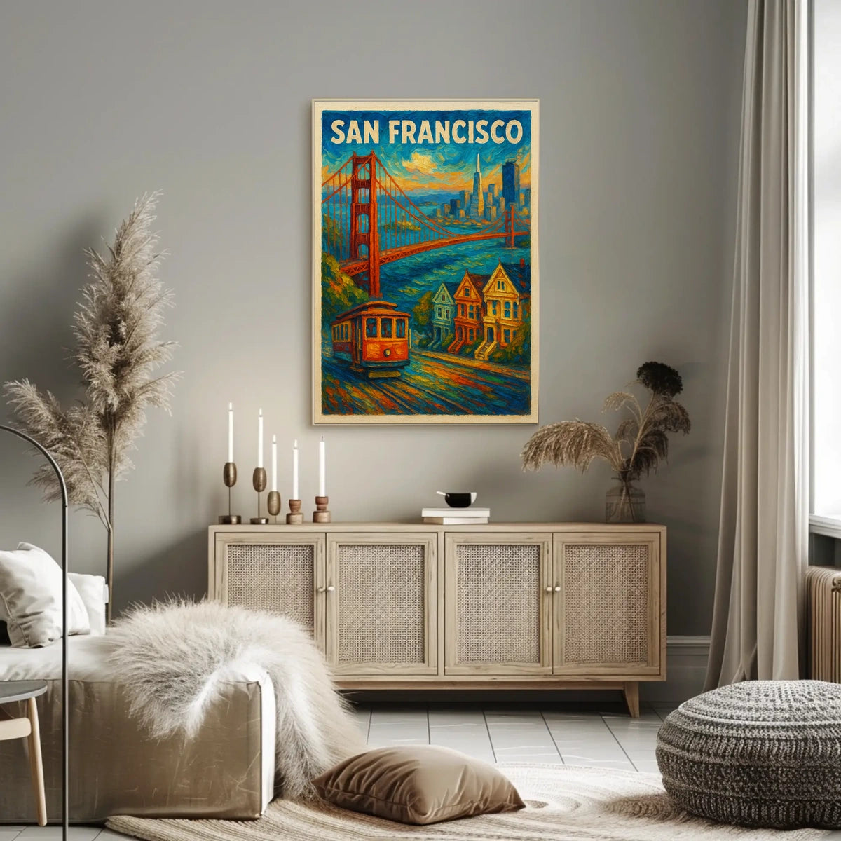 Vibrant San Francisco Poster